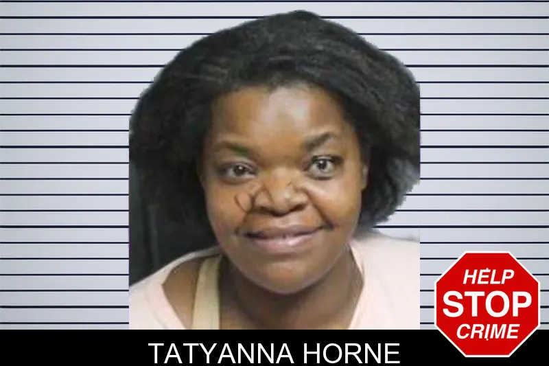Tatyanna Horne mugshot – Bacon County , Georgia Tatyanna Horne mugshot