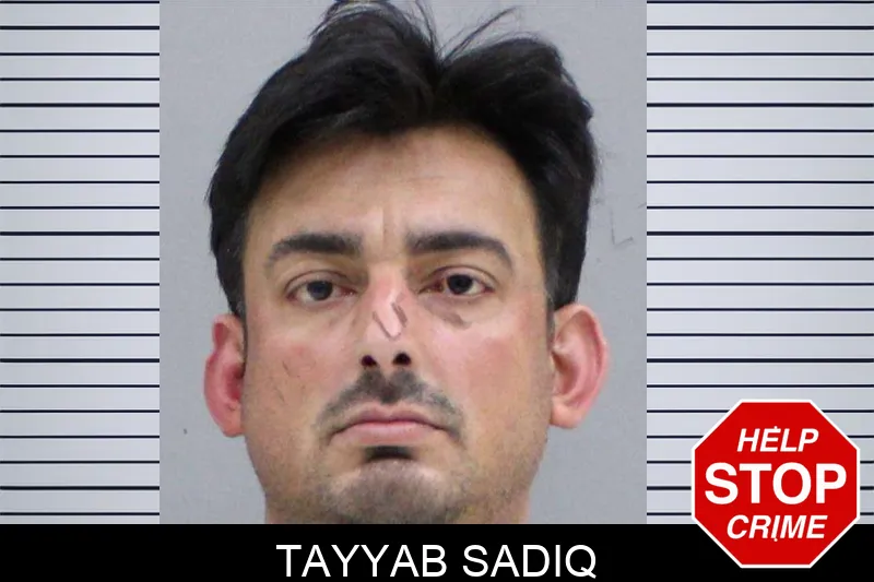 Tayyab Sadiq mugshot