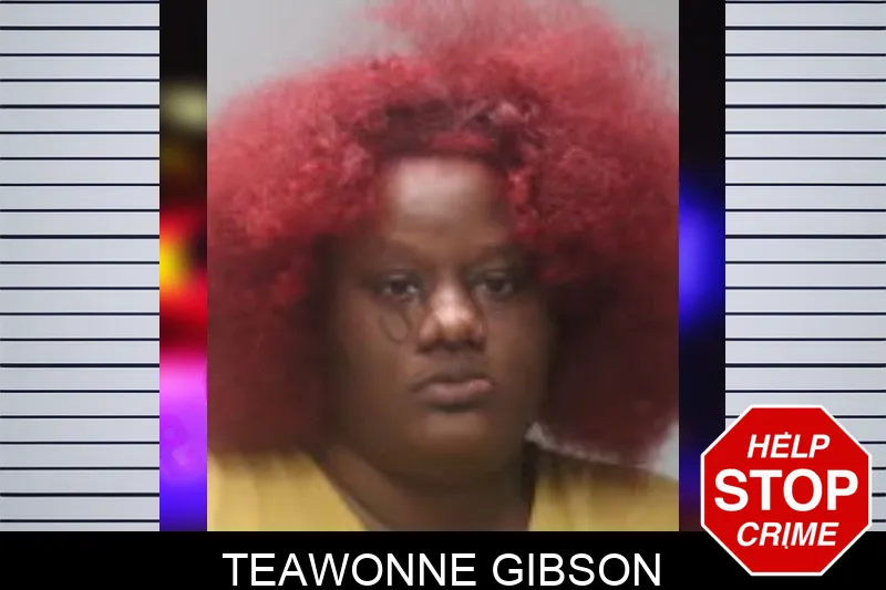 Teawonne Gibson mugshot – Muscogee County , Georgia Teawonne Gibson mugshot