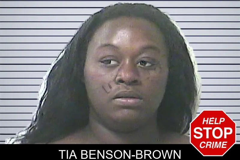 Tia Benson-Brown mugshot
