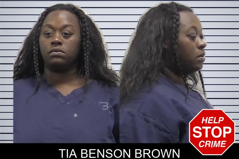 Tia Benson Brown mugshot