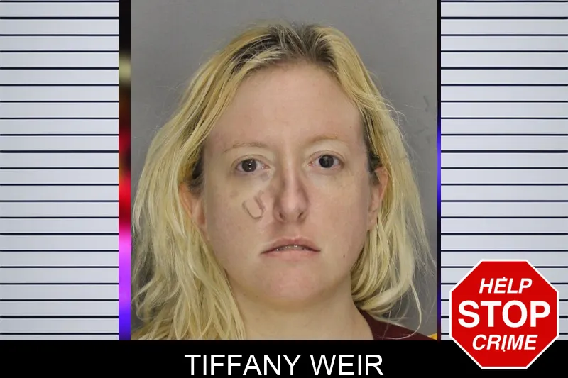Tiffany Weir mugshot