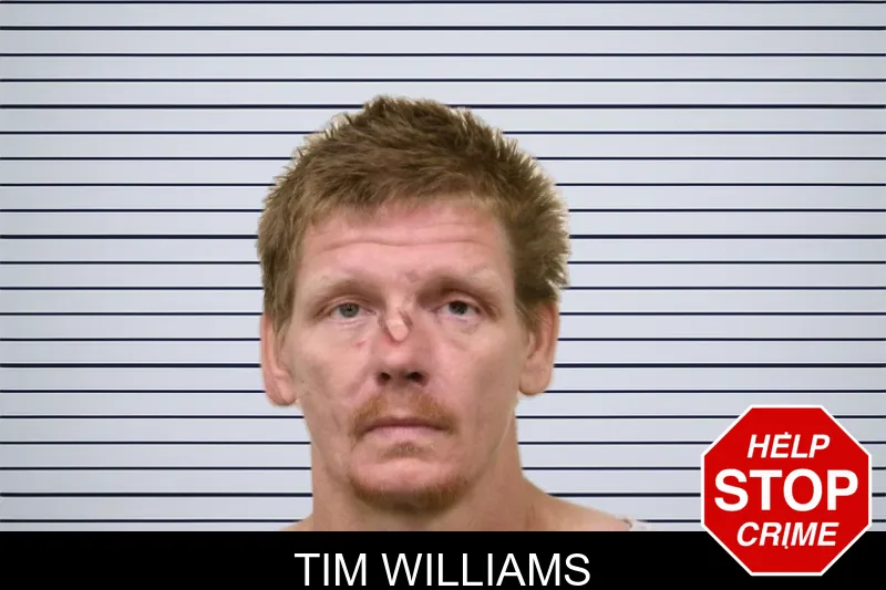 Tim Williams mugshot