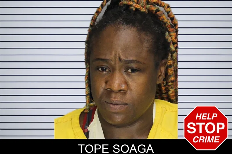 Tope Soaga mugshot