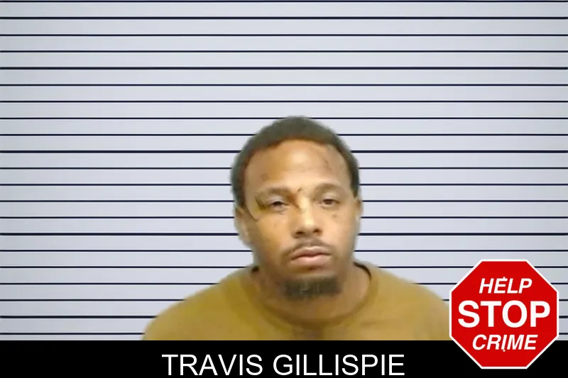 Travis Gillispie mugshot
