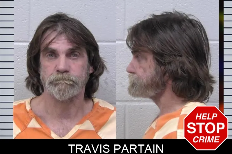 Travis Partain mugshot