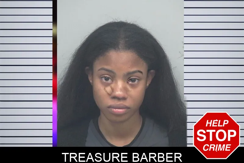 Treasure Barber mugshot