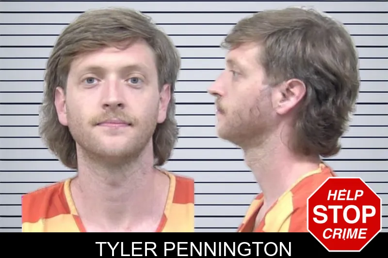 Tyler Pennington mugshot
