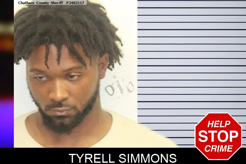Tyrell Simmons mugshot – Chatham County , Georgia Tyrell Simmons mugshot