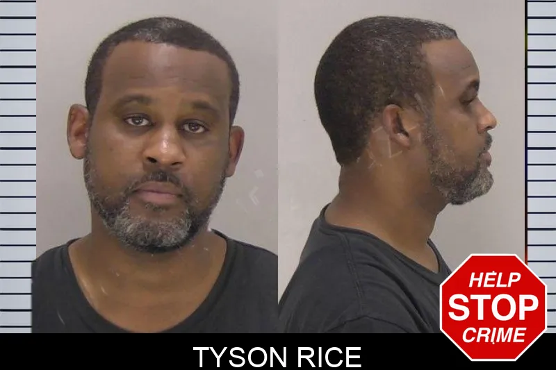 Tyson Rice mugshot