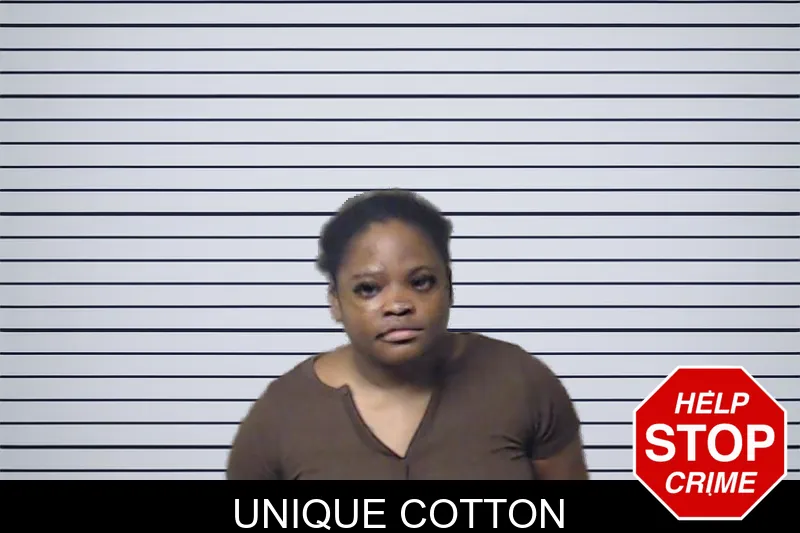 Unique Cotton mugshot – DeKalb County , Georgia Unique Cotton mugshot