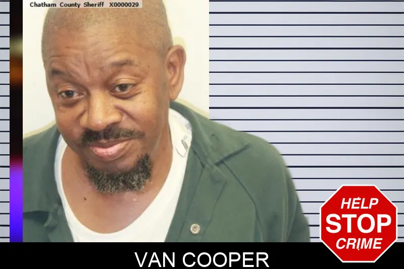 Van Cooper mugshot – Chatham County , Georgia Van Cooper mugshot