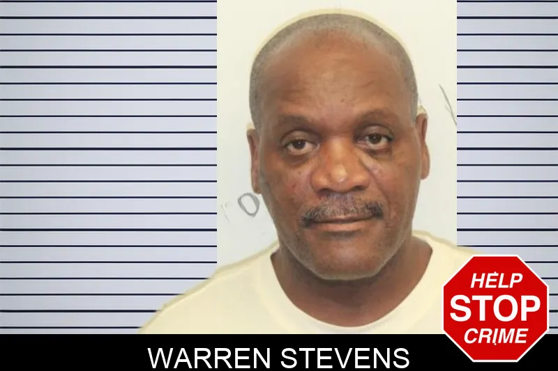 Warren Stevens mugshot