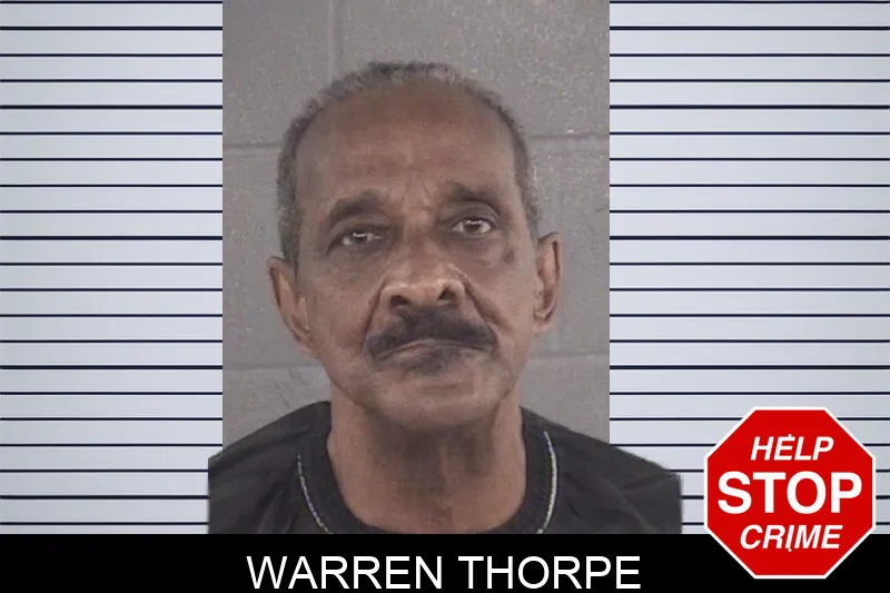Warren Thorpe mugshot