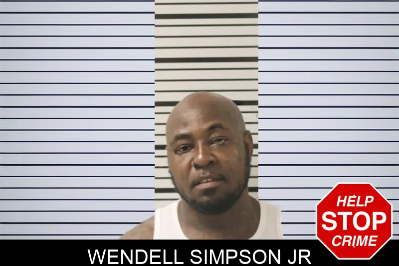 Wendell Simpson Jr mugshot