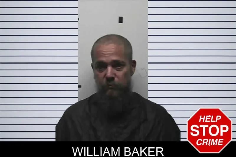 William Baker mugshot