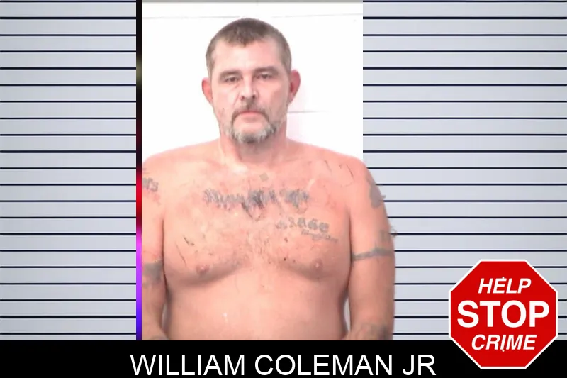 William Coleman Jr mugshot