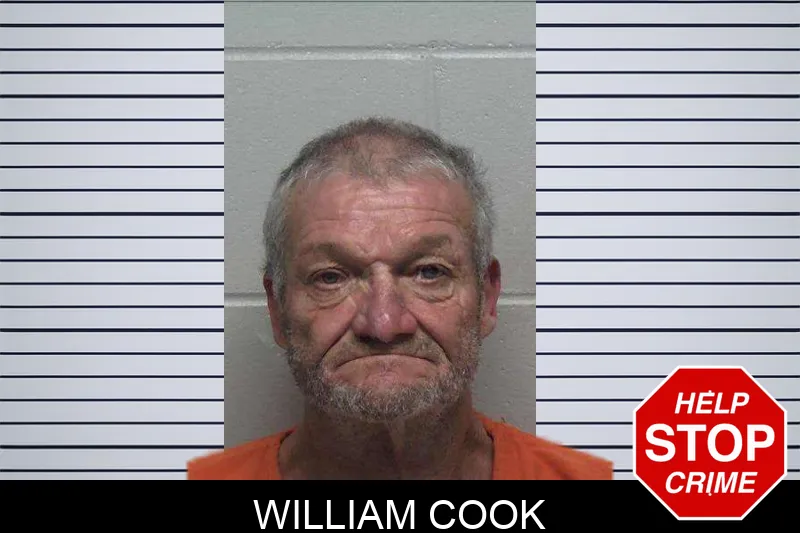 William Cook mugshot