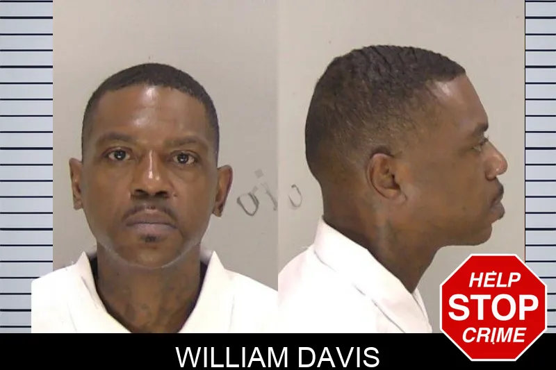 William Davis mugshot