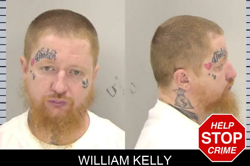William Kelly mugshot