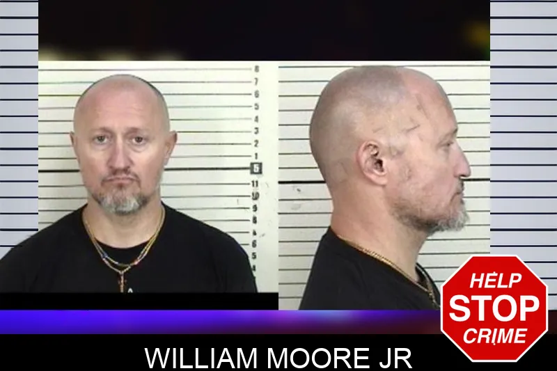 William Moore Jr mugshot