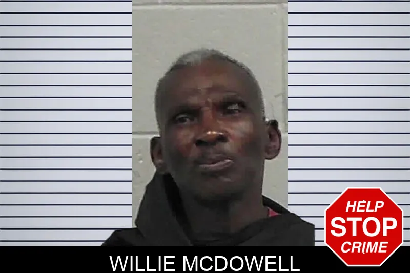 Willie McDowell mugshot