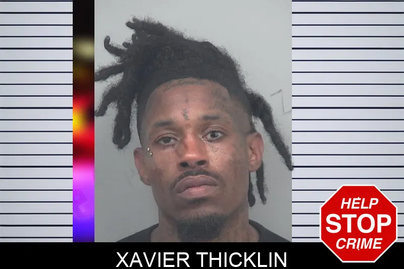 Xavier Thicklin mugshot