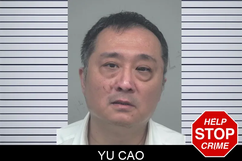 Yu Cao mugshot