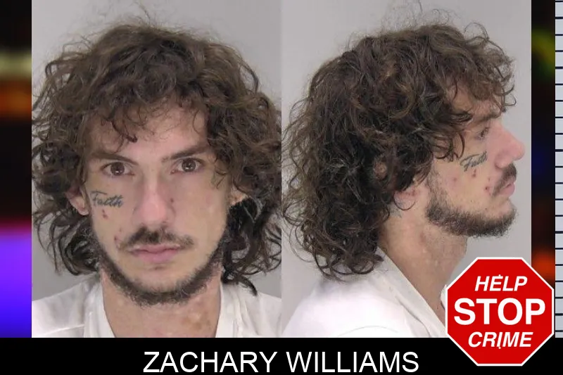 Zachary Williams mugshot