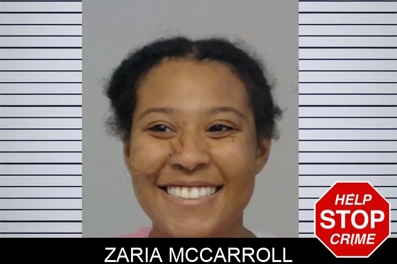 Zaria McCarroll mugshot – Bibb County , Georgia Zaria McCarroll mugshot