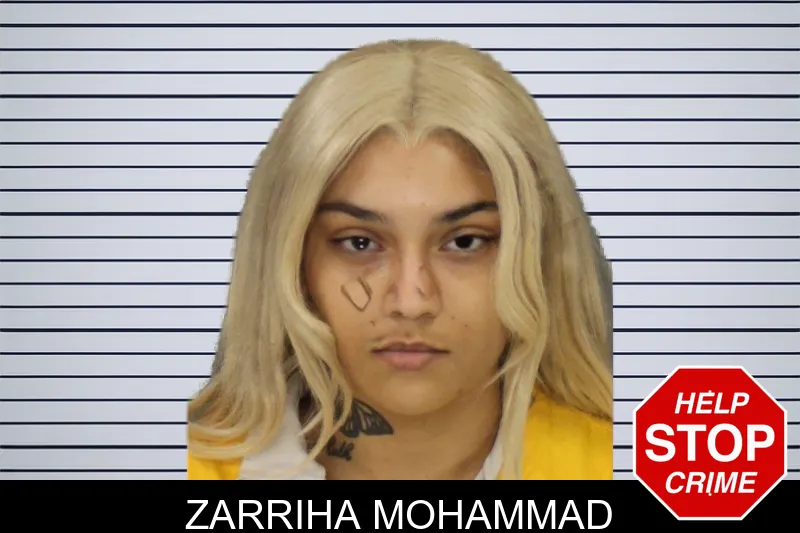 Zarriha Mohammad mugshot