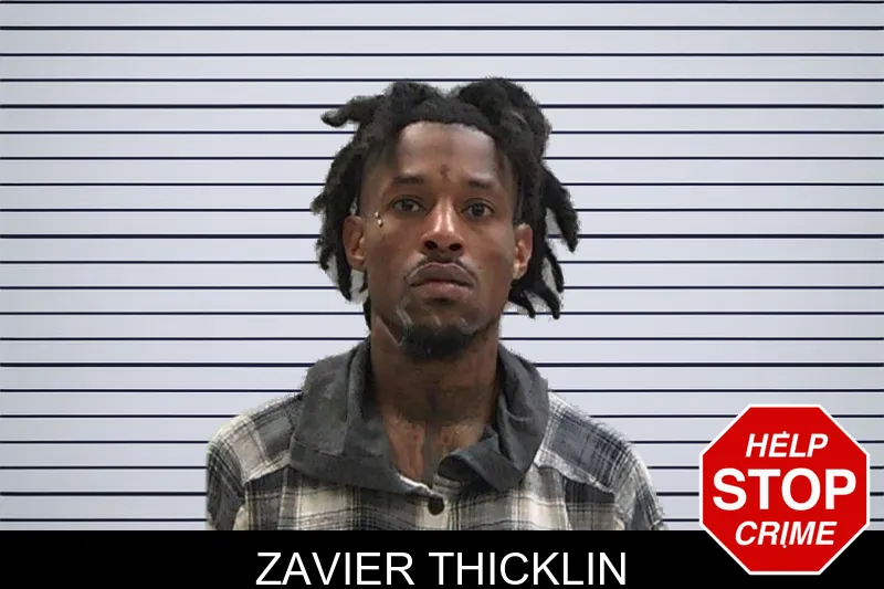 Zavier Thicklin mugshot – Baldwin County , Georgia Zavier Thicklin mugshot