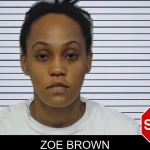 Zoe Brown mugshot