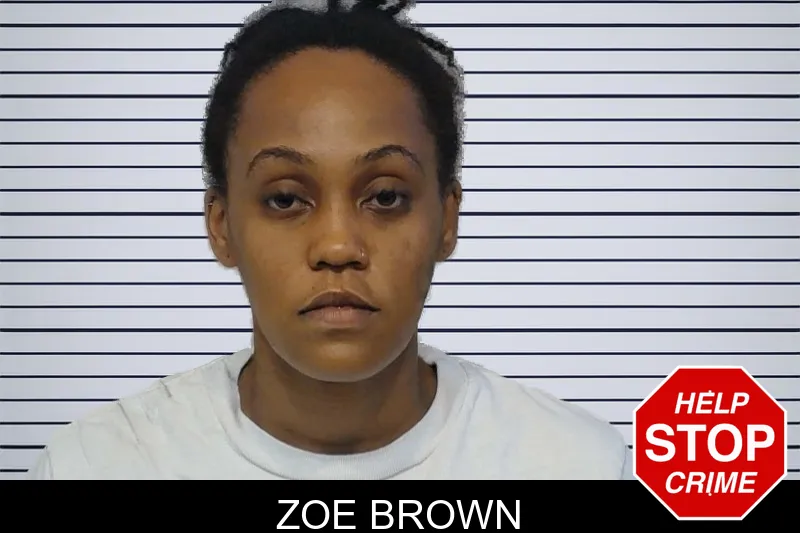 Zoe Brown mugshot