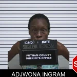 Adjwona Ingram mugshot – Putnam County , Georgia Adjwona Ingram mugshot