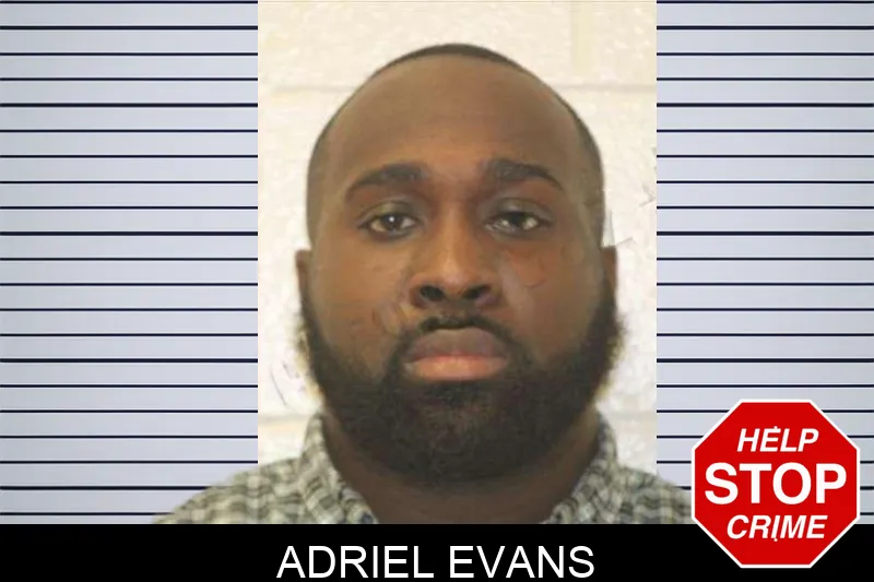 Adriel Evans mugshot