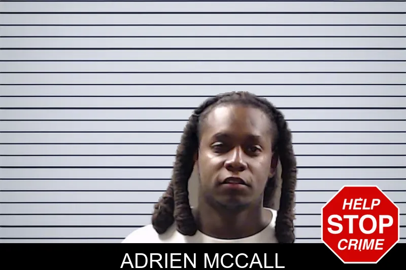 Adrien McCall mugshot
