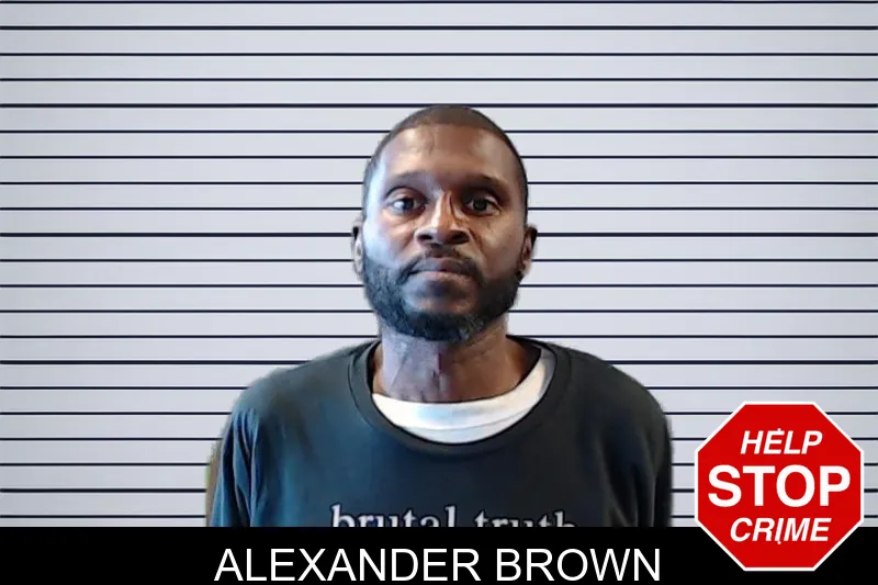 Alexander Brown mugshot