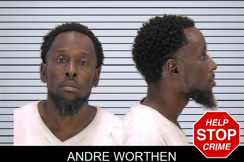 Andre Worthen mugshot