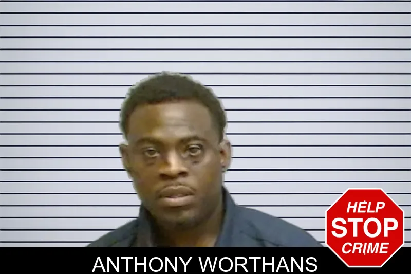Anthony Worthans mugshot