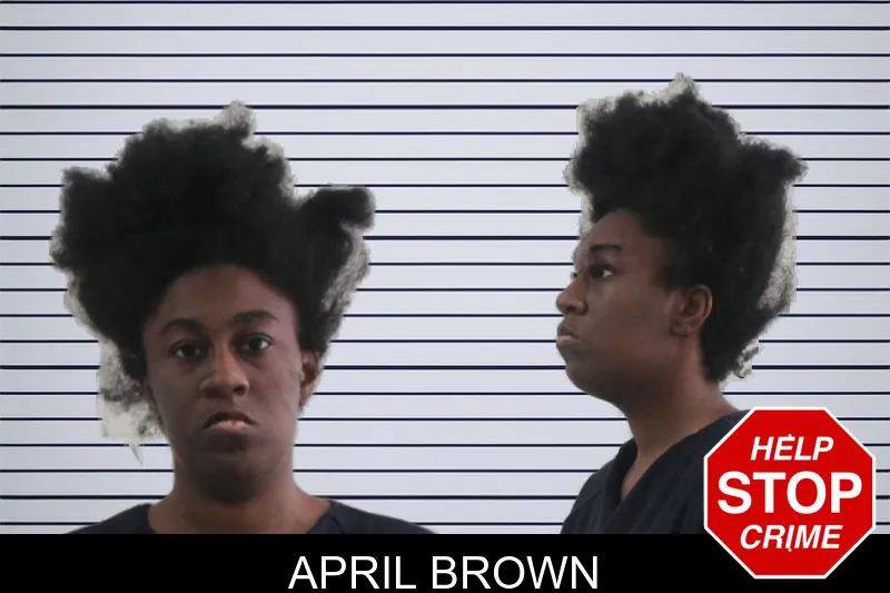 April Brown mugshot – Houston County , Georgia April Brown mugshot