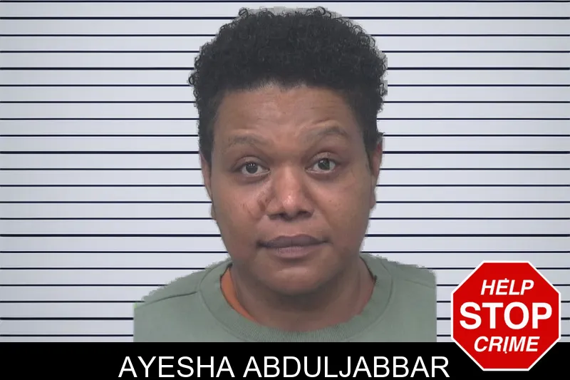 Ayesha Abduljabbar mugshot