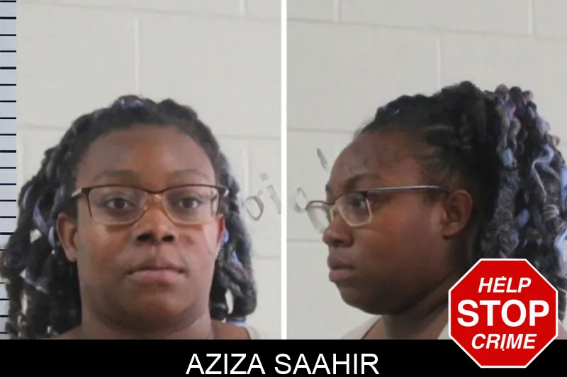 Aziza Saahir mugshot – Houston County , Georgia Aziza Saahir mugshot
