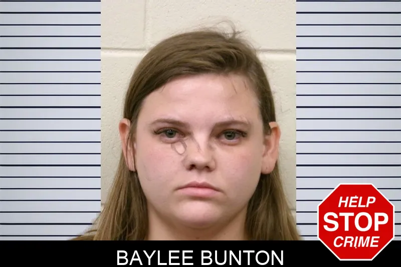 Baylee Bunton mugshot