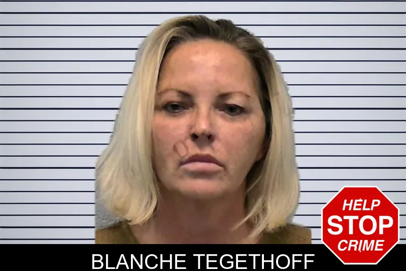 Blanche Tegethoff mugshot