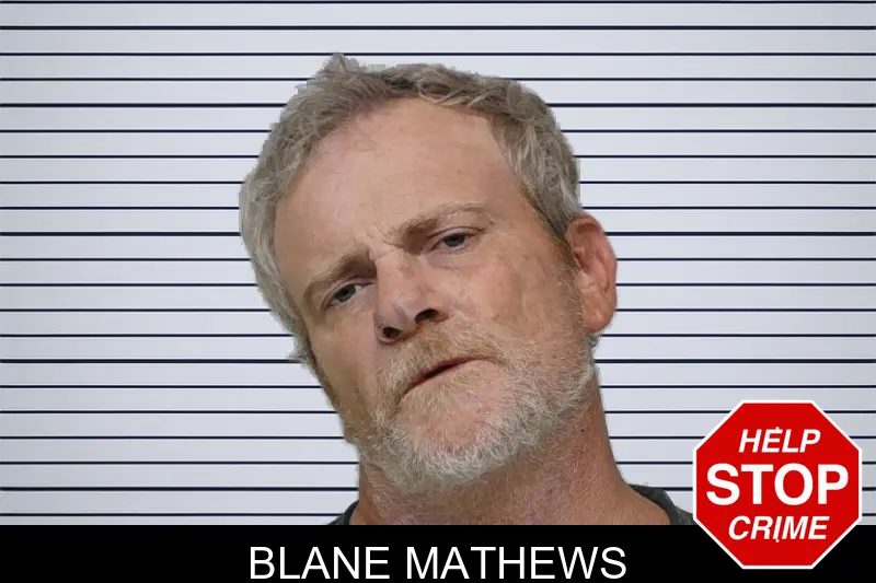 Blane Mathews mugshot