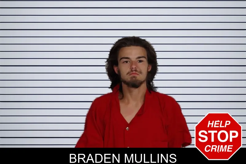Braden Mullins mugshot