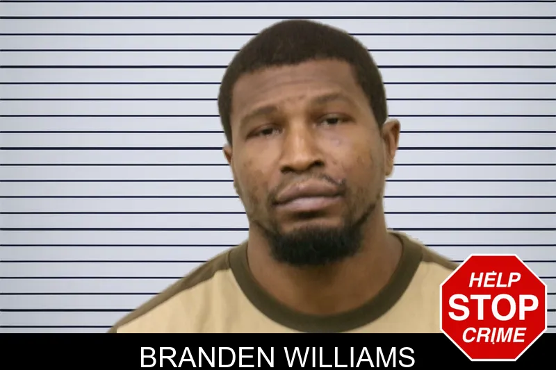 Branden Williams mugshot