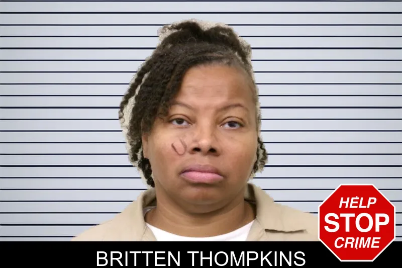 Britten Thompkins mugshot – Bulloch County , Georgia Britten Thompkins mugshot
