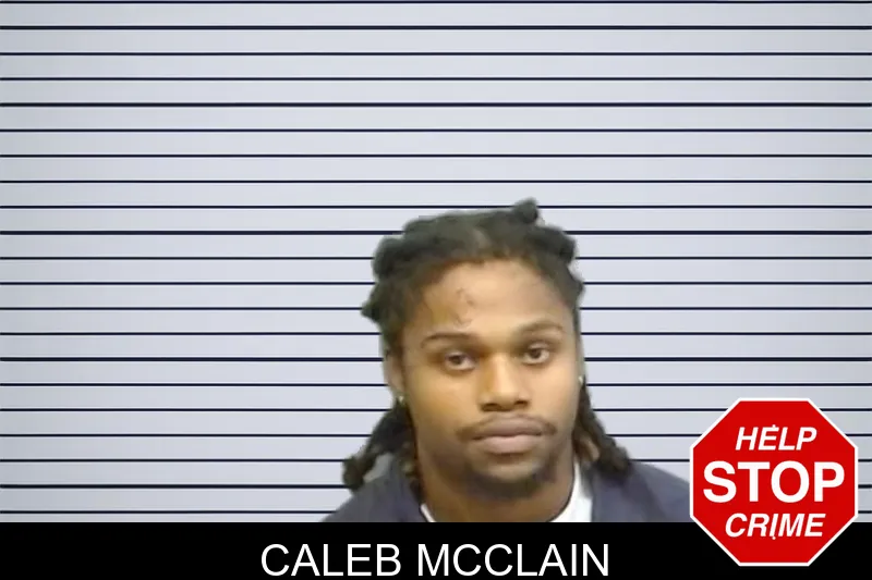 Caleb McClain mugshot